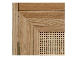 Armoire De Salon 2 Portes Bois Naturel/Rotin - NOLIMP -Deco.fr Soldes Boutique buffet 17625933