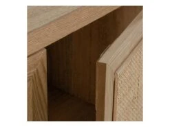 Armoire De Salon 2 Portes Bois Naturel/Rotin - NOLIMP -Deco.fr Soldes Boutique buffet 17625935