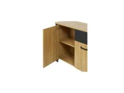 Buffet 4 Portes 1 Tiroir Chêne Naturel/Noir- ARTEMIS 10 Buffet 4 Portes 1 Tiroir Chêne Naturel/Noir- ARTEMIS -Deco.fr Soldes Boutique buffet 17635515