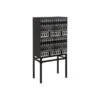 Armoire De Salon 2 Portes Blanc & Noir/Bois - VINTA -Deco.fr Soldes Boutique buffet 17788959
