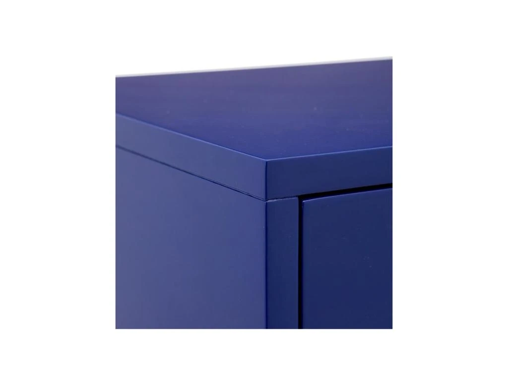 Armoire De Salon 2 Portes Bleu électrique - NUITA 5 Armoire De Salon 2 Portes Bleu électrique - NUITA – Image 5