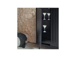 Meuble D'entrée 2 Portes 2 Tiroirs Noir - TEULAT SIERRA 9 Meuble D'entrée 2 Portes 2 Tiroirs Noir - TEULAT SIERRA -Deco.fr Soldes Boutique buffet 18001413