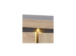 Buffet 3 Portes 1 Tiroir Chêne Naturel à LEDs - OSTENDE 11 Buffet 3 Portes 1 Tiroir Chêne Naturel à LEDs - OSTENDE -Deco.fr Soldes Boutique buffet 18273279