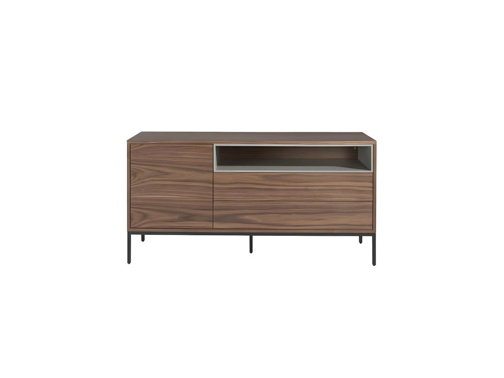 Buffet En Bois De Noyer Et Gris 3226 ANGEL CERDA 2 Buffet En Bois De Noyer Et Gris 3226 ANGEL CERDA – Image 2