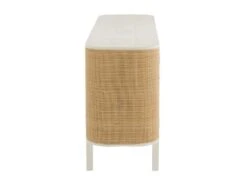 Buffet 3 Portes En Rotin "Molly" 180cm Blanc & Beige 7 Buffet 3 Portes En Rotin "Molly" 180cm Blanc & Beige -Deco.fr Soldes Boutique buffet 19090829