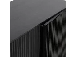 Buffet 3 Tiroirs & 2 Portes Design "Lasco" 160cm Noir -Deco.fr Soldes Boutique buffet 19091871