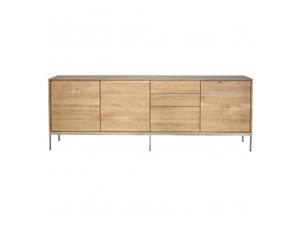 Buffet 3 Tiroirs & 3 Portes "Kubico" 225cm Chêne 3 Buffet 3 Tiroirs & 3 Portes "Kubico" 225cm Chêne – Image 3