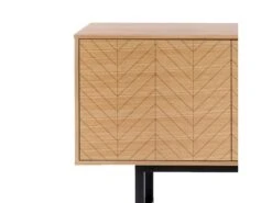 Buffet 3 Portes Triangle "Camden" 175cm Chêne & Noir 6 Buffet 3 Portes Triangle "Camden" 175cm Chêne & Noir -Deco.fr Soldes Boutique buffet 19092093