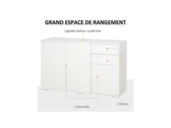 Commode Buffet NINO Blanche -Deco.fr Soldes Boutique buffet 19194287