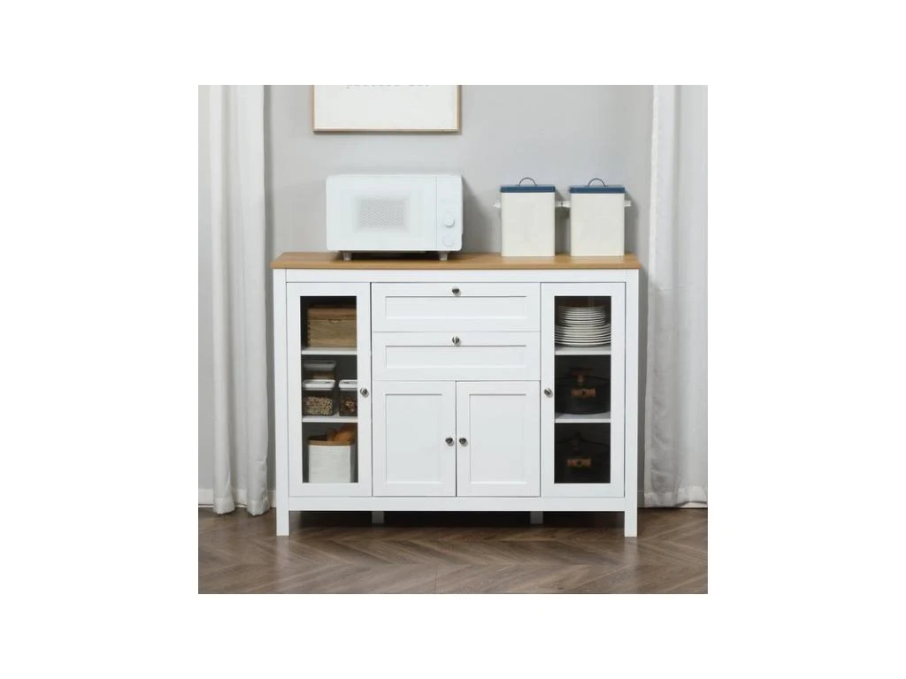 Buffet GENESE Blanc 4 Buffet GENESE Blanc â Image 4