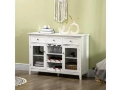 Buffet Contemporain ARKLOW Blanc 6 Buffet Contemporain ARKLOW Blanc -Deco.fr Soldes Boutique buffet 21023927