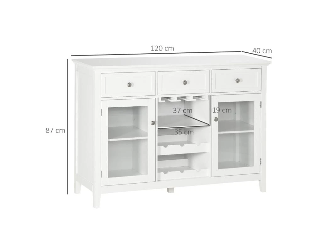 Buffet Contemporain ARKLOW Blanc 3 Buffet Contemporain ARKLOW Blanc – Image 3