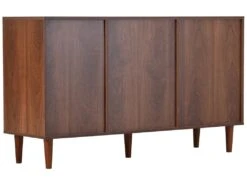 Buffet Avec 3 Portes Et 2 Tiroirs - Portes En Résine Tressée - Style Campagnard - Marron 18 Buffet Avec 3 Portes Et 2 Tiroirs - Portes En Résine Tressée - Style Campagnard - Marron -Deco.fr Soldes Boutique buffet 21268047