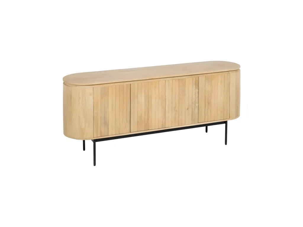 Buffet 4 Portes En Bois/ Fer - BASILICA 3 Buffet 4 Portes En Bois/ Fer - BASILICA – Image 3