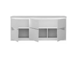 Buffet 3 Portes Blanc Laqué/ Leds - ESPRIT -Deco.fr Soldes Boutique buffet 21866743