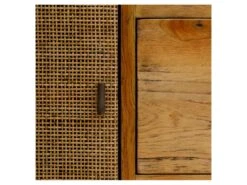 Buffet 2 Portes 3 Tiroirs Bois - TREND -Deco.fr Soldes Boutique buffet 21951917