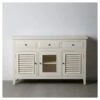 Buffet 3 Portes 3 Tiroirs Blanc Cassé - RIF 10 Buffet 3 Portes 3 Tiroirs Blanc Cassé - RIF -Deco.fr Soldes Boutique buffet 21952031