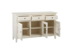 Buffet 3 Portes 3 Tiroirs Blanc Cassé - RIF 8 Buffet 3 Portes 3 Tiroirs Blanc Cassé - RIF -Deco.fr Soldes Boutique buffet 21952035