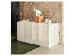 Buffet 3 Portes 3 Tiroirs Blanc - TEULAT DORIC