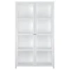 May Vitrine 2 Portes Blanc. -Deco.fr Soldes Boutique buffet 22039505
