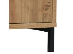 Buffet Avec 2 Portes + 3 Tiroirs + étagères Réglables - Naturel 17 Buffet Avec 2 Portes + 3 Tiroirs + étagères Réglables - Naturel -Deco.fr Soldes Boutique buffet 22040957