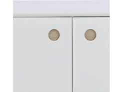 Buffet Carl 2 Portes, 3 Tiroirs Blancs, Chêne. -Deco.fr Soldes Boutique buffet 22047389