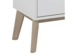 Buffet Carl 2 Portes, 3 Tiroirs Blancs, Chêne. -Deco.fr Soldes Boutique buffet 22047391