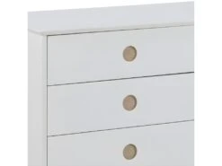 Buffet Carl 2 Portes, 3 Tiroirs Blancs, Chêne. -Deco.fr Soldes Boutique buffet 22047393