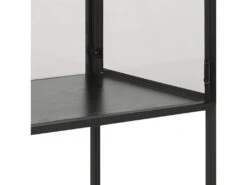 Sea Vitrine A, 2 Portes Vitrées Et 4 Tablettes De Rangement, Noir. -Deco.fr Soldes Boutique buffet 22047503