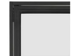 Sea Vitrine A, 2 Portes Vitrées Et 4 Tablettes De Rangement, Noir. -Deco.fr Soldes Boutique buffet 22047505