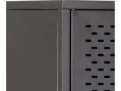 Newcastle Vitrine Avec 2 Portes, Grillagées En Métal Noir. -Deco.fr Soldes Boutique buffet 22047539