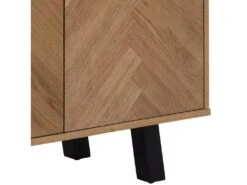 Brighton Buffet à Chevrons Avec 3 Portes, Imitation Chêne. -Deco.fr Soldes Boutique buffet 22047587