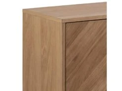 Brighton Buffet à Chevrons Avec 3 Portes, Imitation Chêne. -Deco.fr Soldes Boutique buffet 22047589