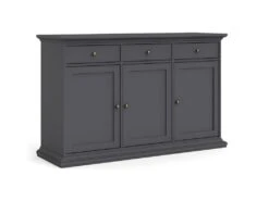 Venedig Buffet 3 Portes Et 3 Tiroirs, Gris Mat. -Deco.fr Soldes Boutique buffet 22087175