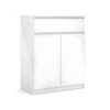 Nada Buffet 2 Portes Et 1 Tiroir, Blanc Brillant. -Deco.fr Soldes Boutique buffet 22087191