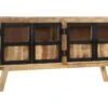 Buffet Marron Et Noir 160x30x76 Cm Bois Massif De Manguier -Deco.fr Soldes Boutique buffet 22561535