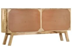 Buffet Marron Et Noir 160x30x76 Cm Bois Massif De Manguier -Deco.fr Soldes Boutique buffet 22561543