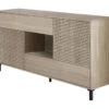 Buffet Haut Dndo, Buffet Moderne à 2 Portes, Buffet Du Salon, Meuble TV, Buffet Avec Pieds Pour Salon, 151x41h80 Cm, Chêne -Deco.fr Soldes Boutique buffet 22847355