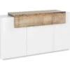 Placard Dmem, Buffet De Cuisine à 3 Portes, Buffet De Salon, 100% Made In Italy, 160x45h86 Cm, Blanc Brillant Et Érable 11 Placard Dmem, Buffet De Cuisine à 3 Portes, Buffet De Salon, 100% Made In Italy, 160x45h86 Cm, Blanc Brillant Et Érable -Deco.fr Soldes Boutique buffet 22848131