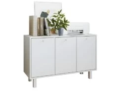 Buffet Blanc 3 Portes 3 Niches HI