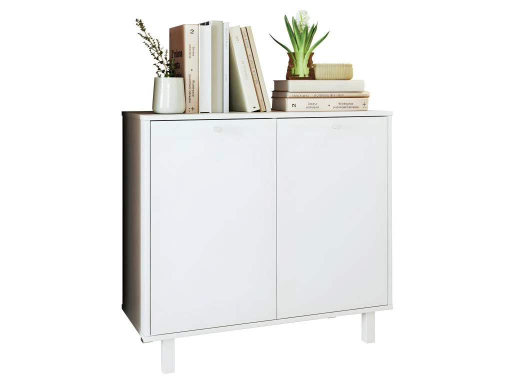 Buffet Armoirette 2 Portes 4 Niches Blanc L 90 Cm 1 Buffet Armoirette 2 Portes 4 Niches Blanc L 90 Cm