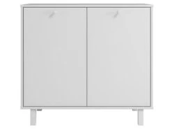 Buffet Armoirette 2 Portes 4 Niches Blanc L 90 Cm 9 Buffet Armoirette 2 Portes 4 Niches Blanc L 90 Cm -Deco.fr Soldes Boutique buffet 22970263