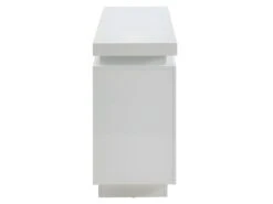 Buffet EMERSON II - LEDs - 2 Portes & 3 Tiroirs - MDF Laqué Blanc -Deco.fr Soldes Boutique buffet 379923