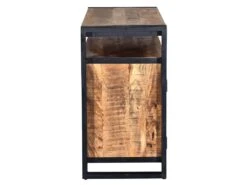 Buffet HARLEM - 2 Portes - Bois De Manguier & Métal -Deco.fr Soldes Boutique buffet 392793