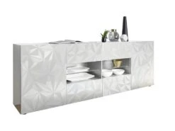 Buffet ERIS - 2 Portes & 4 Tiroirs - Blanc Laqué 9 Buffet ERIS - 2 Portes & 4 Tiroirs - Blanc Laqué -Deco.fr Soldes Boutique buffet 395763