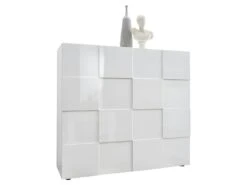 Buffet Haut CALISTO - 2 Portes - Blanc Laqué 14 Buffet Haut CALISTO - 2 Portes - Blanc Laqué -Deco.fr Soldes Boutique buffet 422271