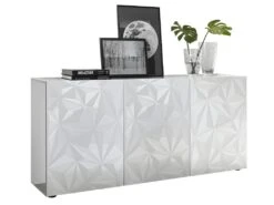 Ensemble Buffet Et Meuble TV - Blanc Laqué - Séjour Lumineux ERIS 11 Ensemble Buffet Et Meuble TV - Blanc Laqué - Séjour Lumineux ERIS -Deco.fr Soldes Boutique buffet 479523