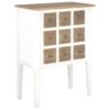 Buffet Bahut Armoire Console Meuble De Rangement Blanc 80 Cm Bois Massif 4402224 -Deco.fr Soldes Boutique buffet 8934121