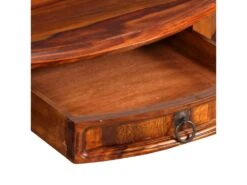 Buffet Bahut Armoire Console Meuble De Rangement Bois Solide De Sesham 90 Cm Demi-ronde 4402122 -Deco.fr Soldes Boutique buffet 8934425