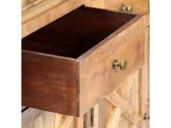 Buffet Bahut Armoire Console Meuble De Rangement Avec 4 Tiroirs 160 Cm Bois Massif De Manguier 4402155 -Deco.fr Soldes Boutique buffet 8934819